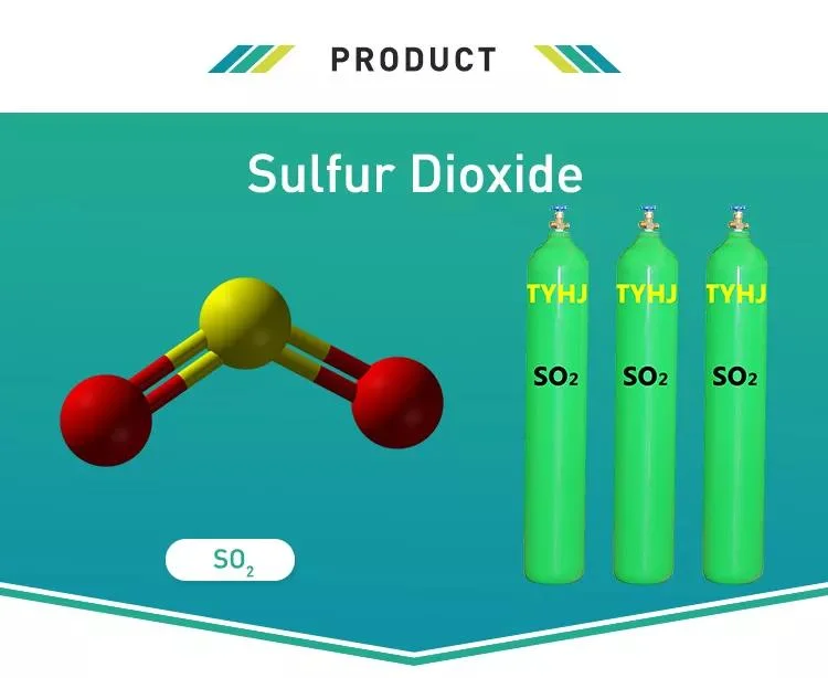 Factory Supply CAS No. 7446-09-5 Industrial 99.9% Sulfur Dioxide So2 Gas